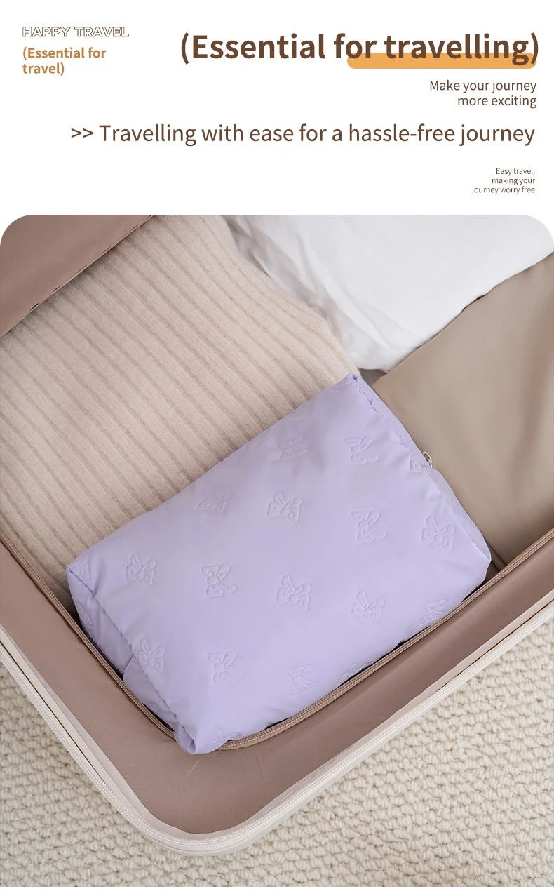 Cute butterfly print lunch bag-6