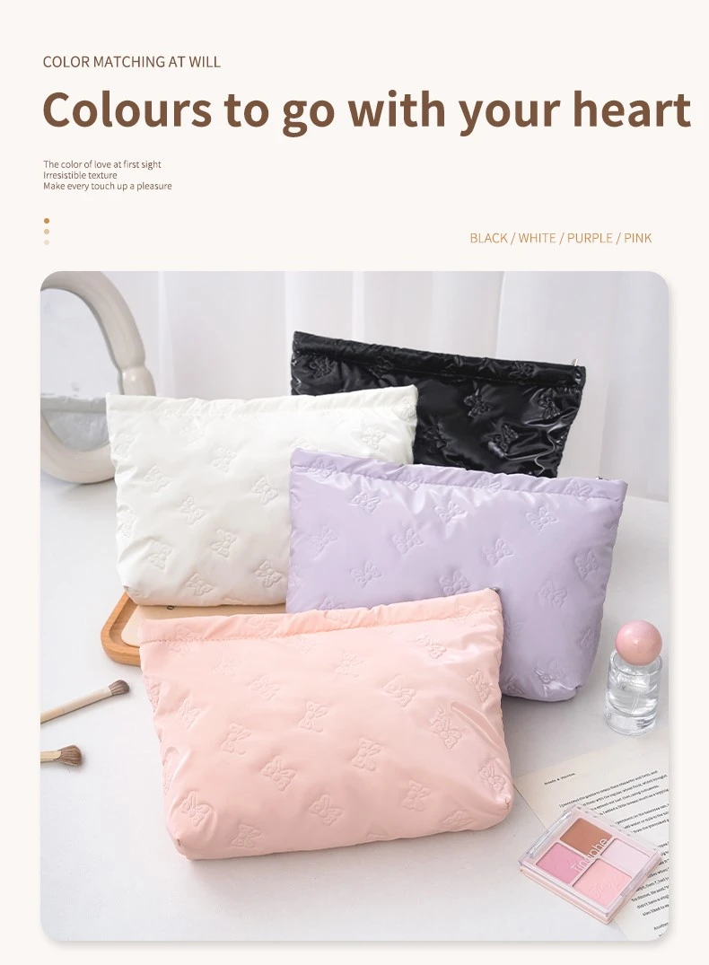 Butterfly Print Portable Cosmetic Bag Butterfly Print Portable Cosmetic Bag