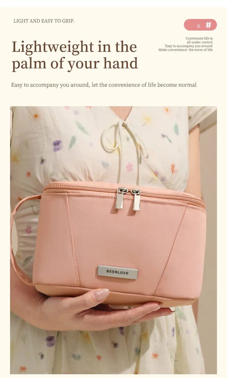Large opening travel cosmetic bag-4 1 Large opening travel cosmetic bag-4 1