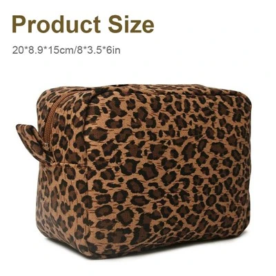 Animal Print Cosmetic Bag Leopard