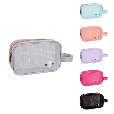 Mesh Makeup Bag Net Zippered Bag