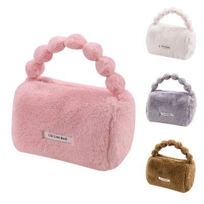 Furry Lovely Hand Bag Cosmetic Bag