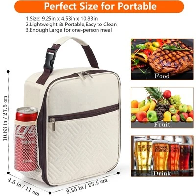 Insulated Lunch Bag For Women