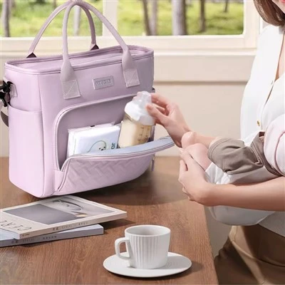 Insulated Mommy Diaper Bag With Hot & Cold Retention