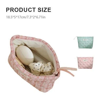 Pink Luxury Travel Makeup Bags