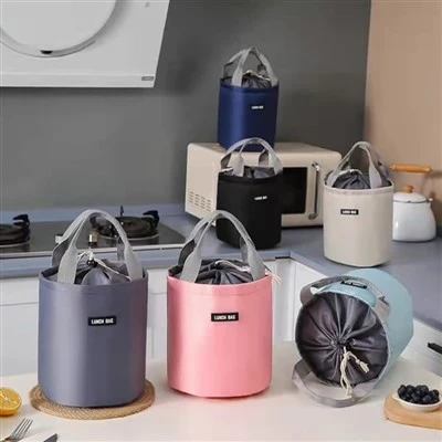 Round Lunch Bag For Work Picnic Outdoor
