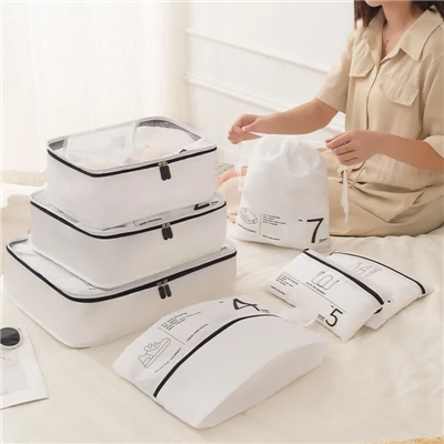 Travel 7 Pcs Suitcases Clothes Sorting Bags