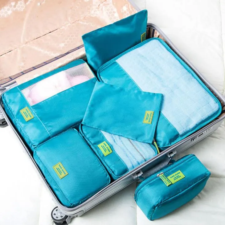 7 Pcs Set Packing Cubes