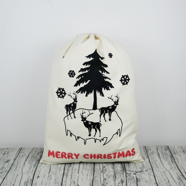 Christmas Personalized Canvas Gifts Bag