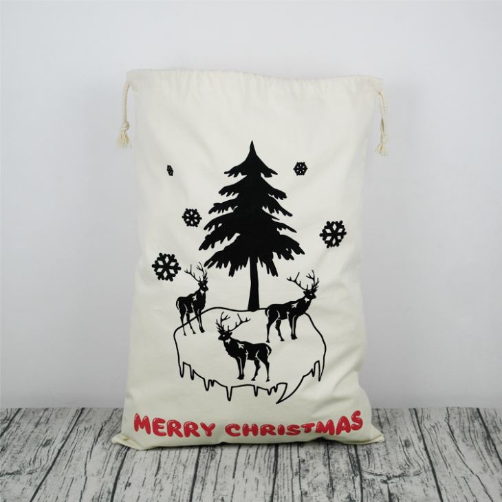 Christmas Personalized Canvas Gifts Bag