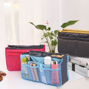 Travel Makeup Bag In Bag Organizer