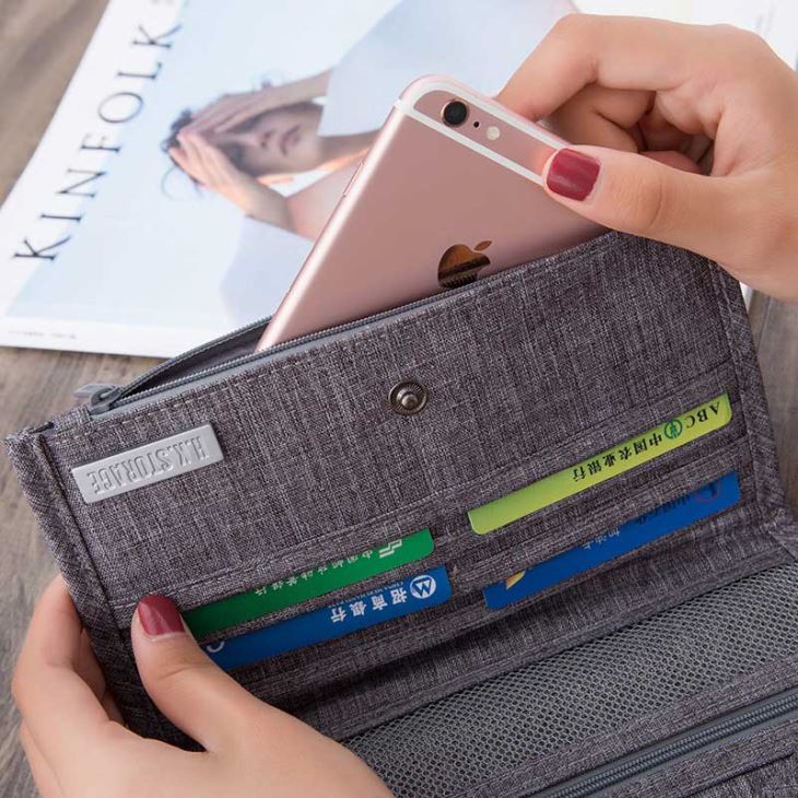 Travel Mini Passport Card Holder
