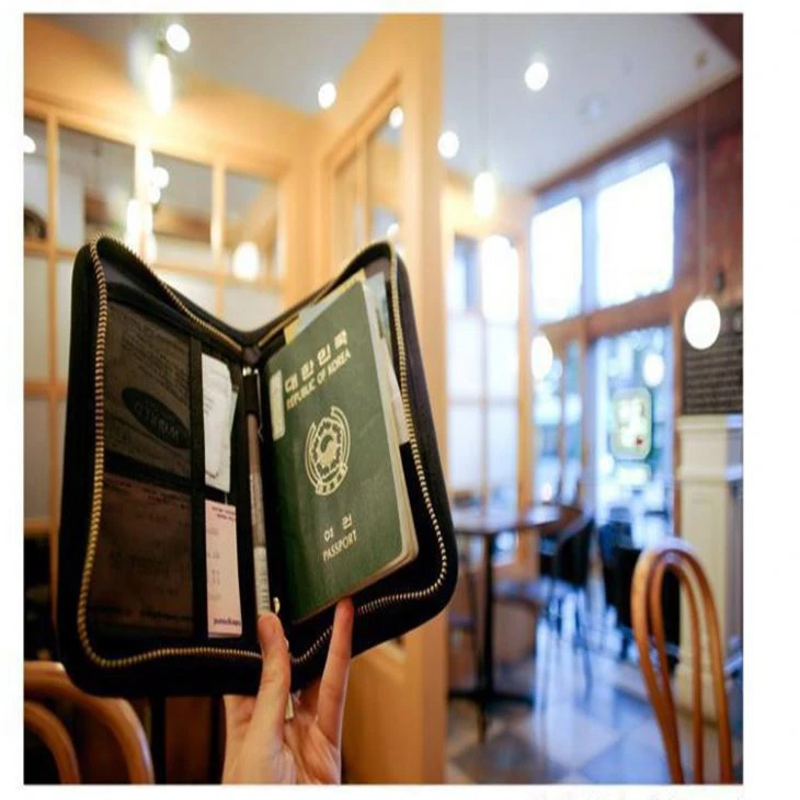 Travel Passport Wallet Holder Cover