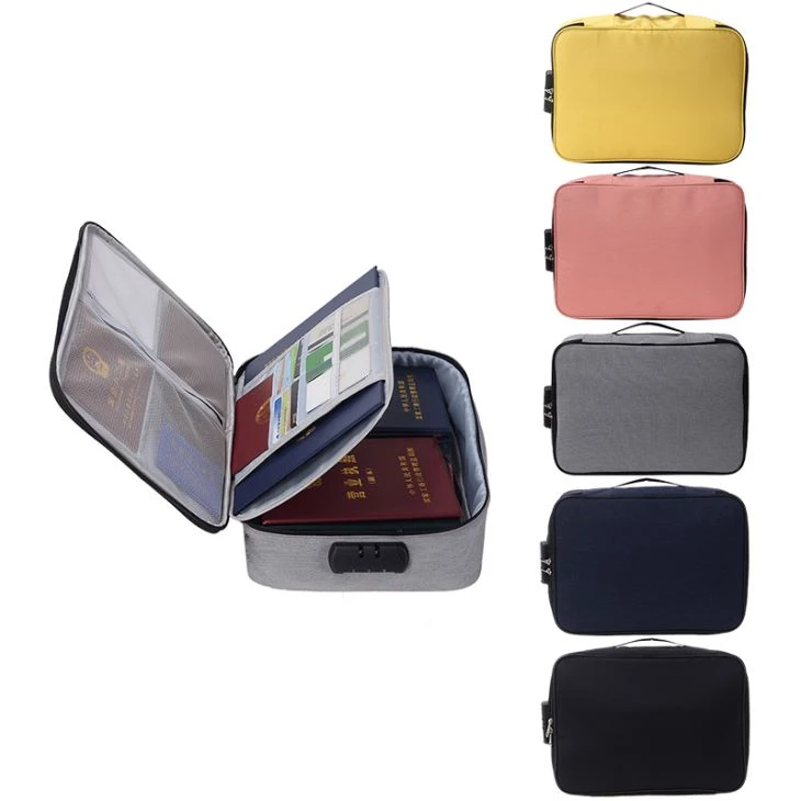 Multifunctional Document Bag With Lock