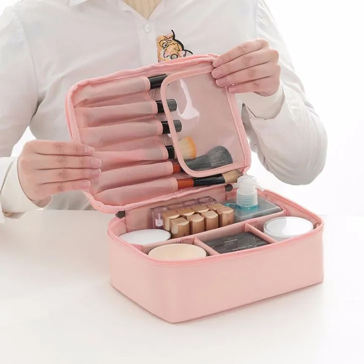 Portable Travel Makeup Cosmetic Bags