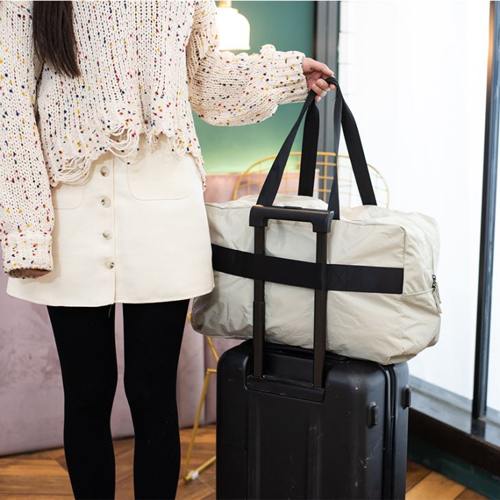 Travel Folding Waterproof Duffel Bag By Memory Fabric