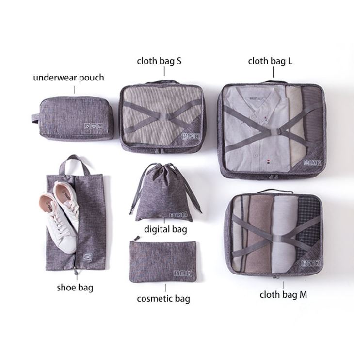 7 Pcs Travel Luggage Packing Organizers