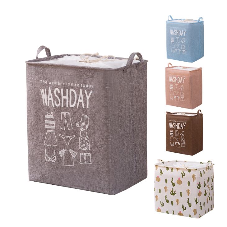 Drawstring Squire Collapsible Laundry Basket