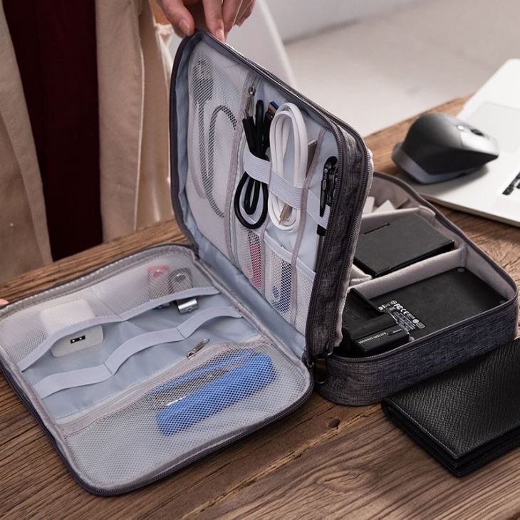 Doubler Layer Zipper Digital Bag