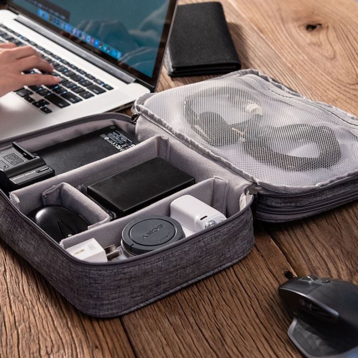 Doubler Layer Zipper Digital Bag