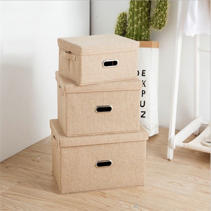 Foldable Home Closet Storage Baskets