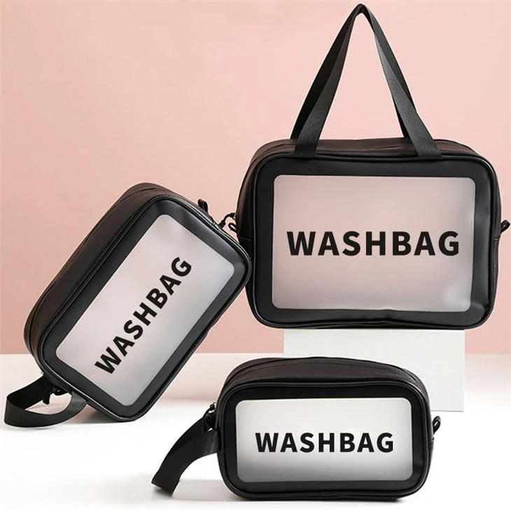 PVC Cosmetic Bag Three Piece Set
