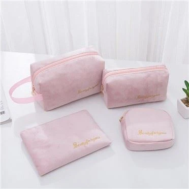Four Piece Cosmetic Bag Set