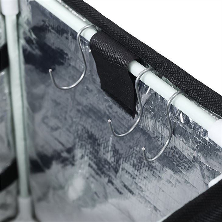32L,48L,62L Insulated Food Delivery Bag With Support Frame And Plastic Bottom Plate