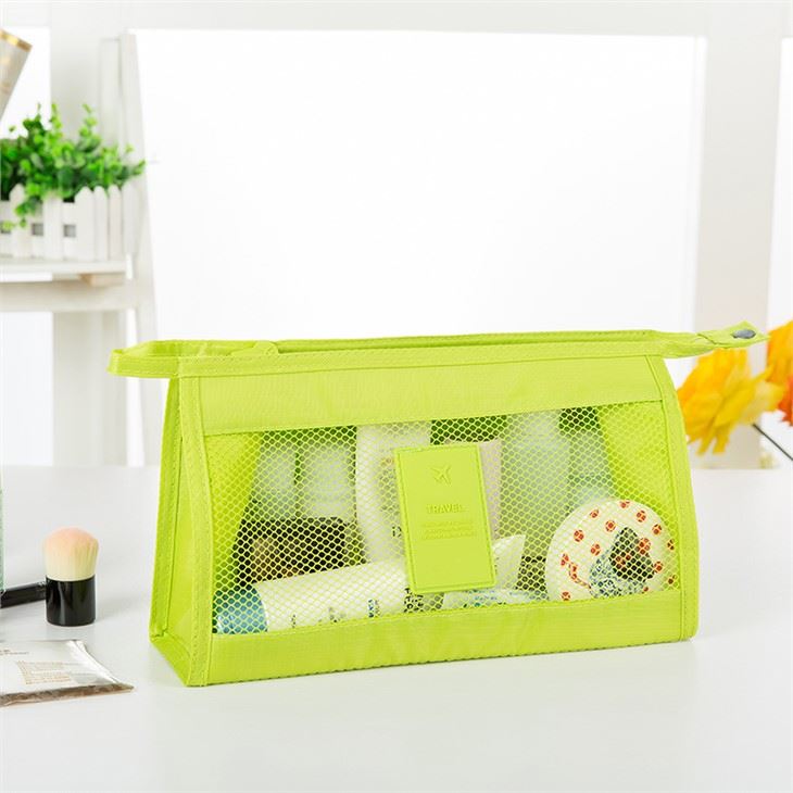 Makeup Organizer Mesh Zipper Bag