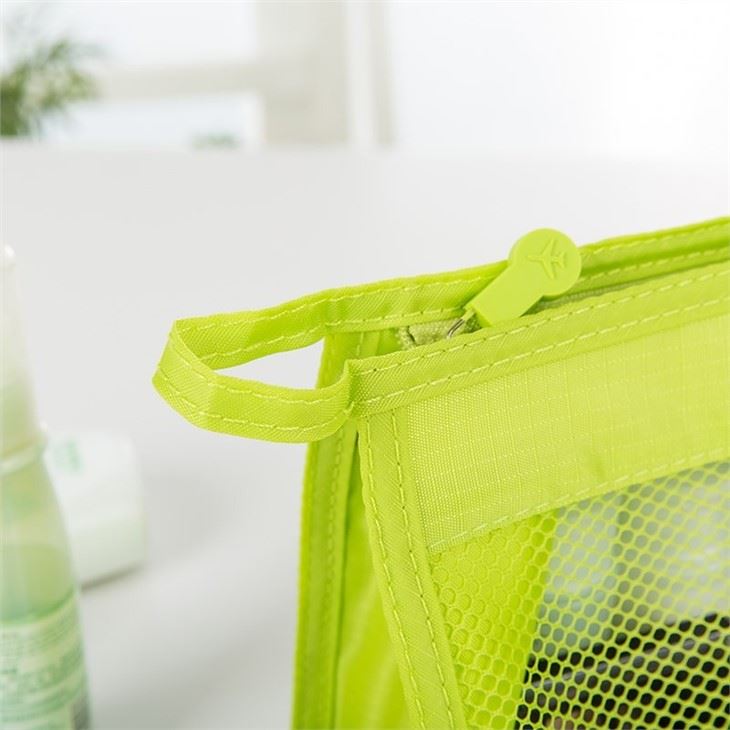 Makeup Organizer Mesh Zipper Bag