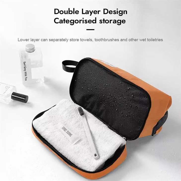 2 Layers Toiletries Travel Bag