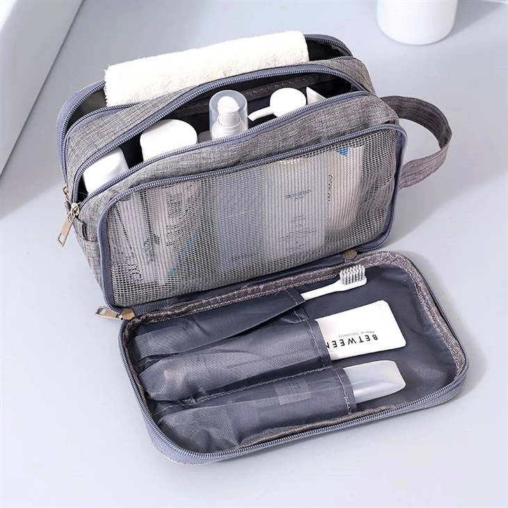 3-Layer Men's Toiletry Bag Dopp Kit Wash Bag