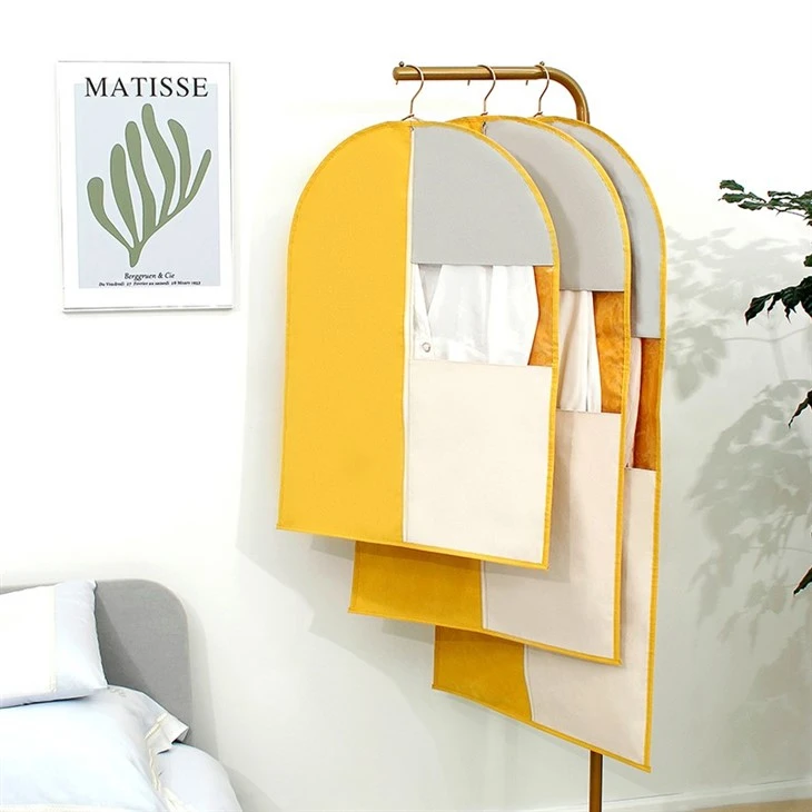 3pcs Closet Hanging Garment Bag Suit Cover