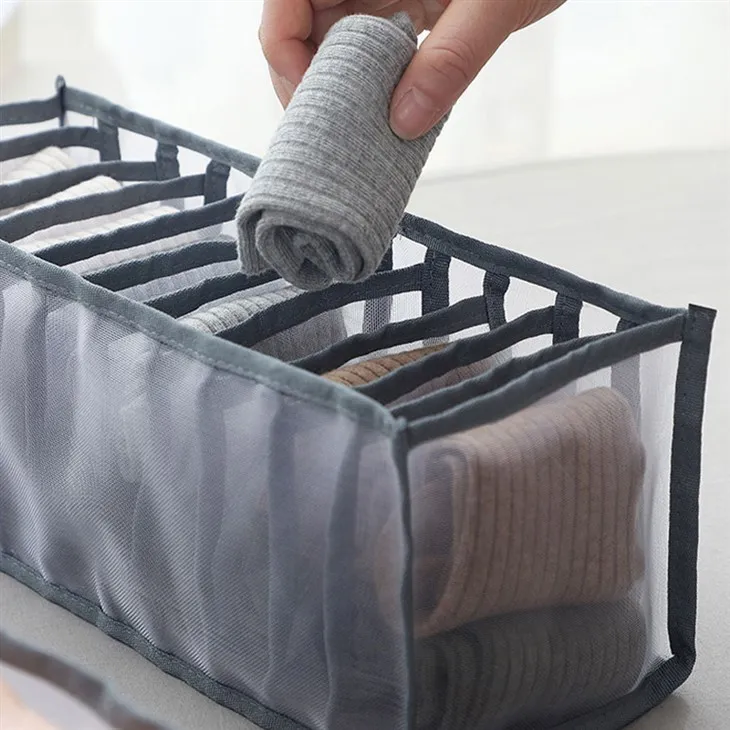 3Pcs Fabric Underwear Drawer Organizer Set