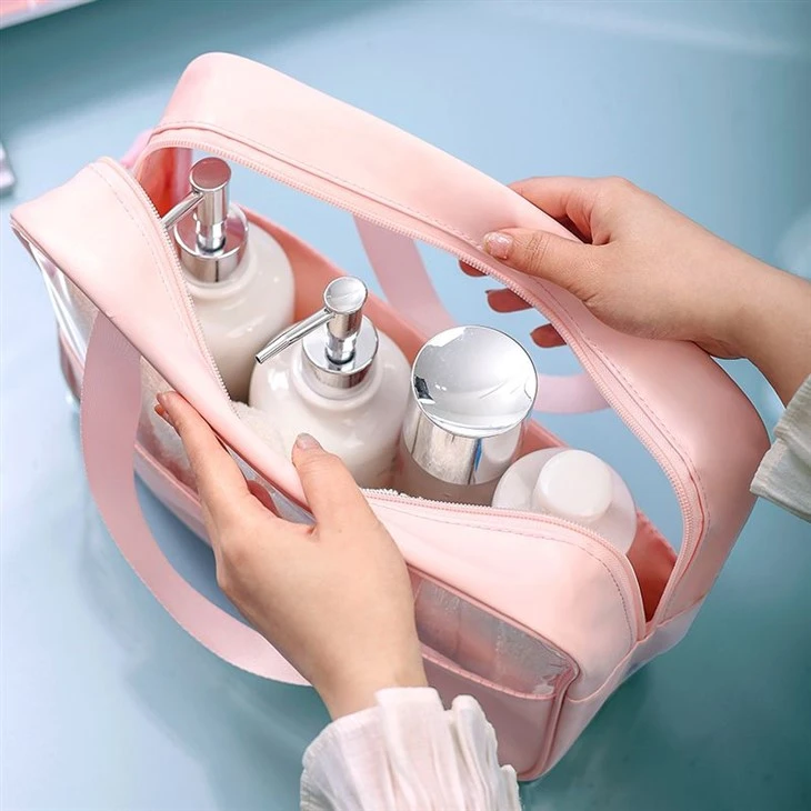 3pcs Semitransparent Toiletry Bag Wash Bag