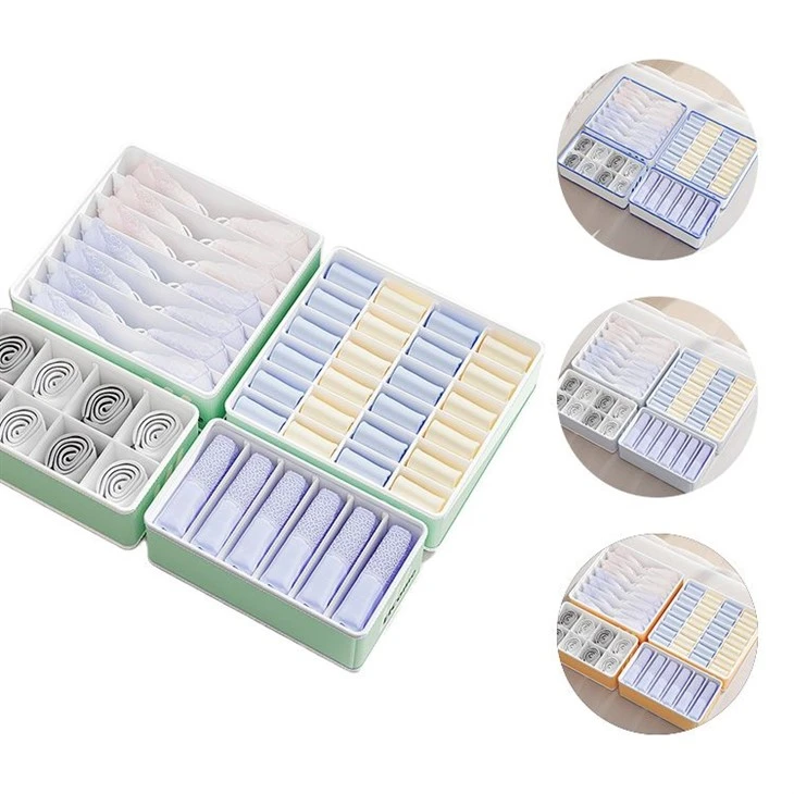 6/7/8/24 Grids Wardrobe Clothes Storage Box
