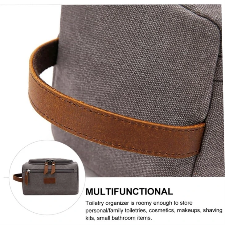 Canvas Dopp Kit Toiletry Bag