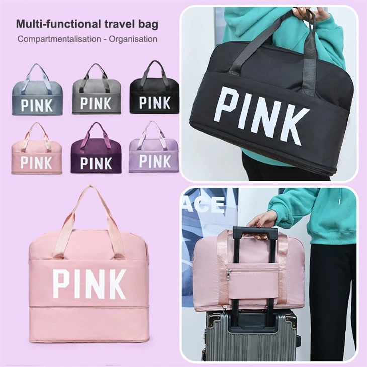 Expanded Women Travel Sports Gym Bag