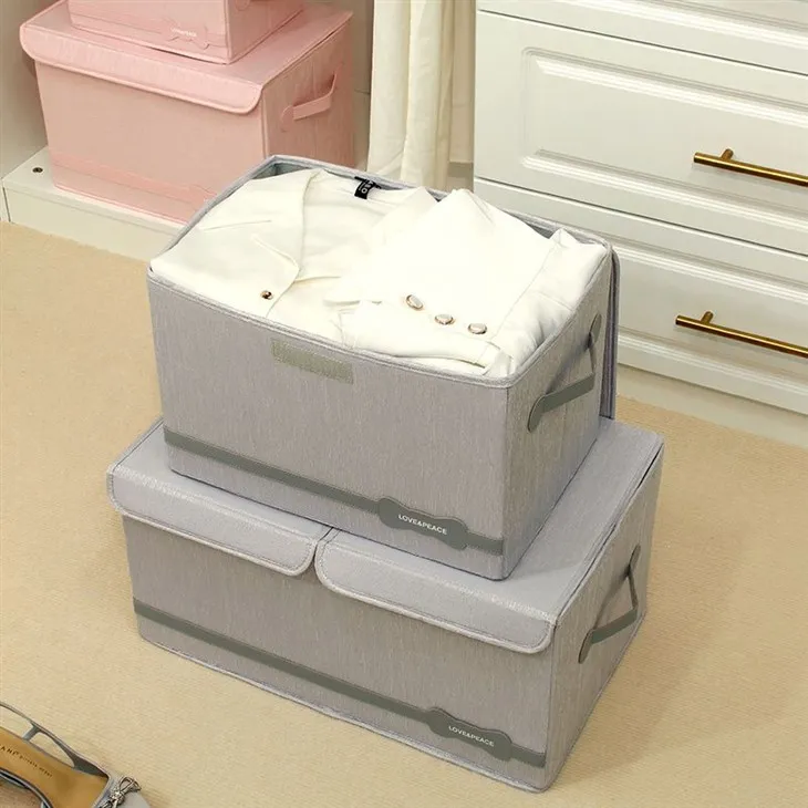 Foldable Clothes Storage Box Organization Box