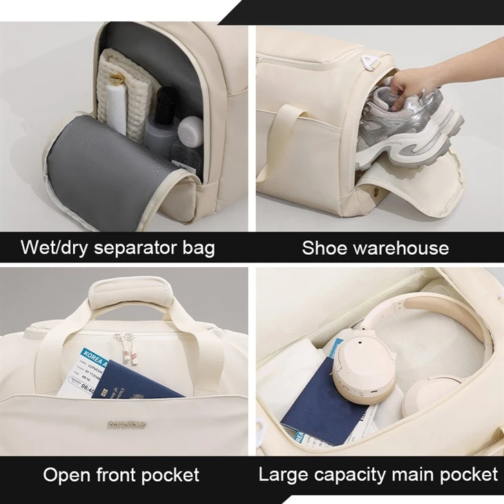 Gym Bag Duffel Bag Shoe Compartment