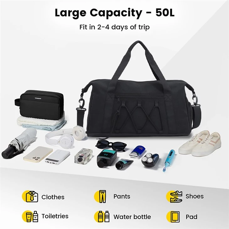 Gym Bag With Shoe Compartment Duffel Bag