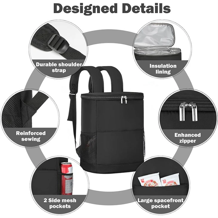 Insulated Backpack Cooler Lunch Bag