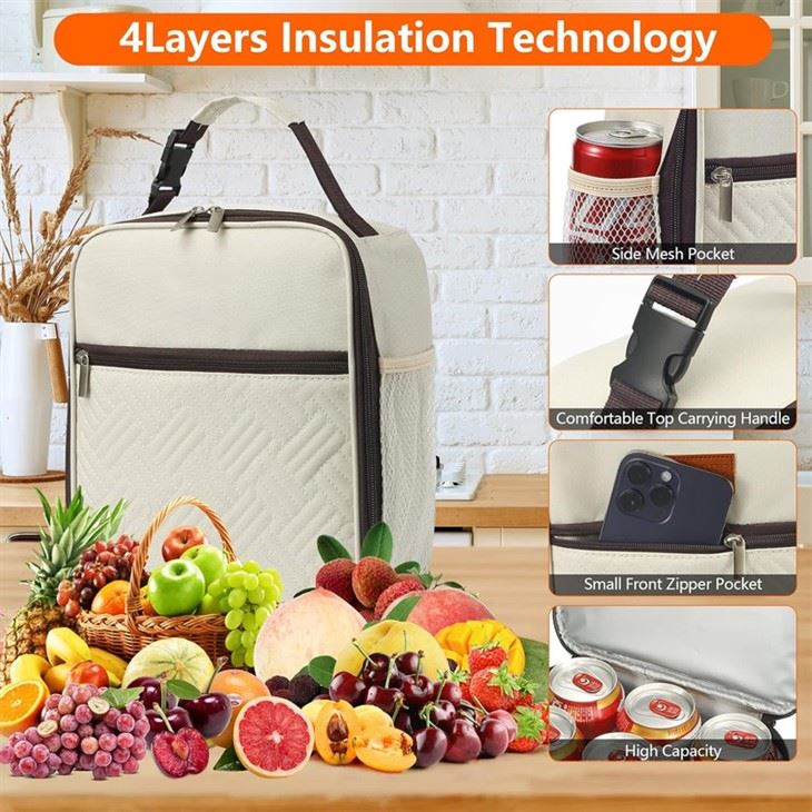 Insulated Lunch Bag For Women