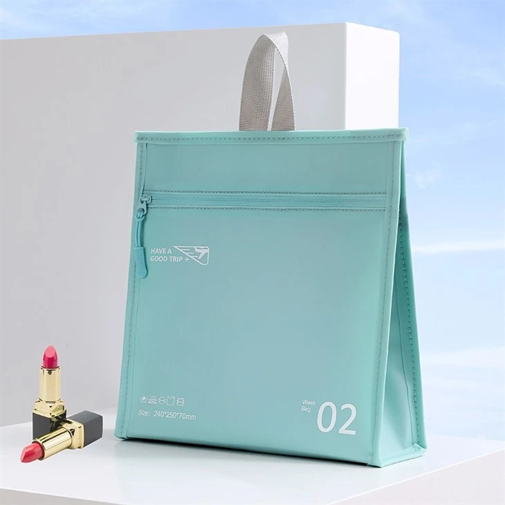 Makeup Bag With Handle Transparent Toiletries
