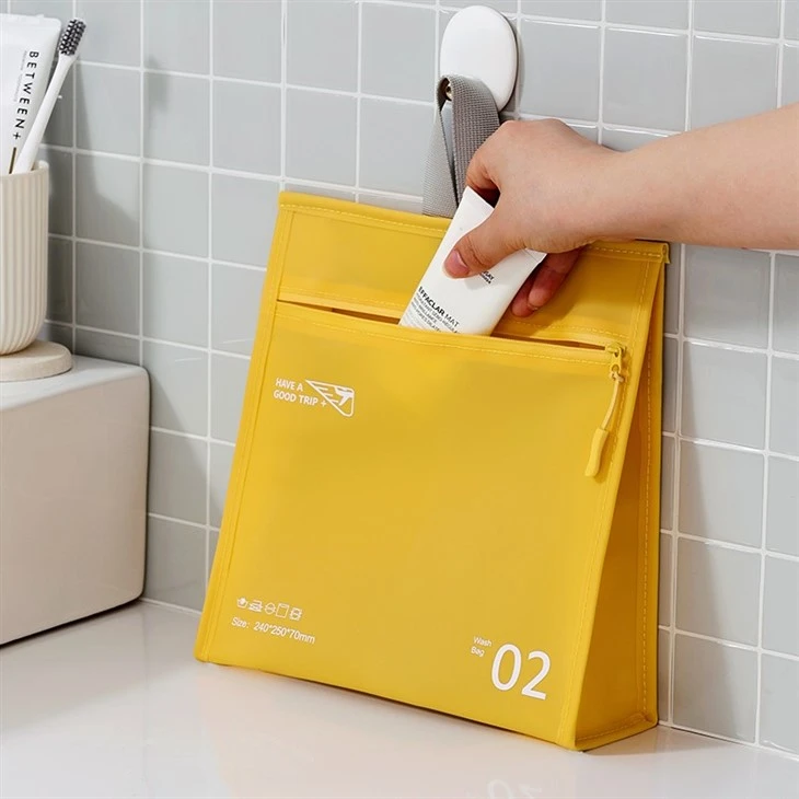 Makeup Bag With Handle Transparent Toiletries