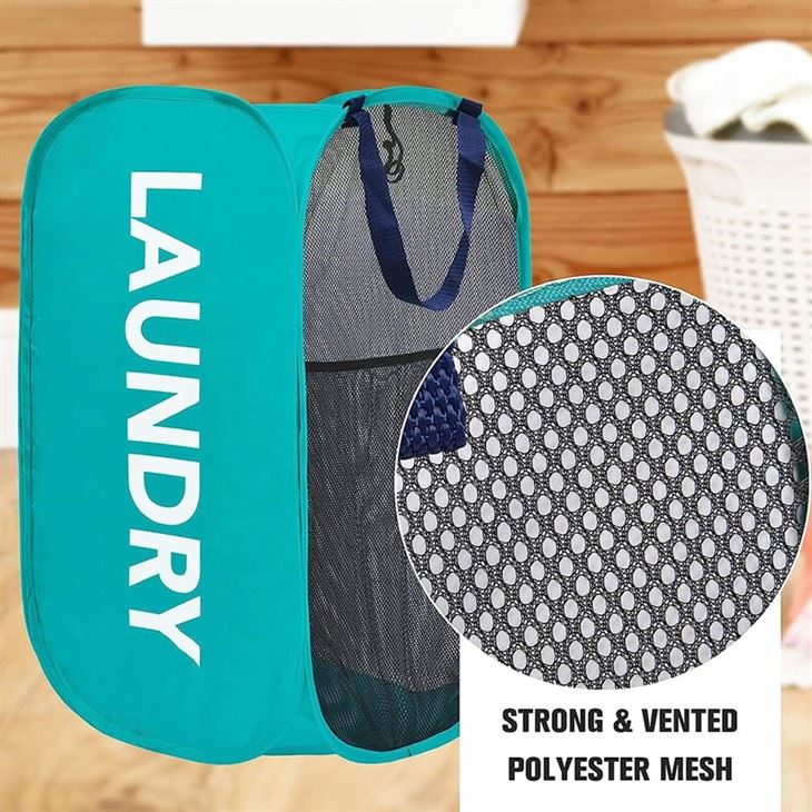 Mesh Collapsible Popup Laundry Hamper