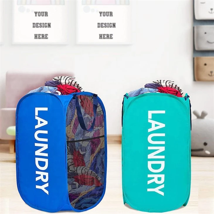 Mesh Collapsible Popup Laundry Hamper