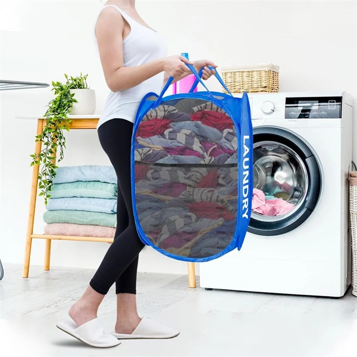 Mesh Collapsible Popup Laundry Hamper