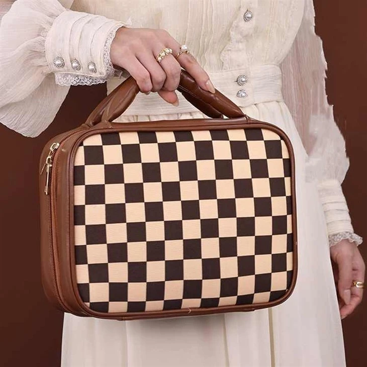 Multi-compartment Toiletry Cosmetics Bag