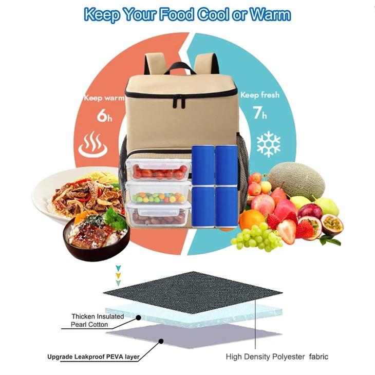 Outdoor Camping Backpack Cooler Bag